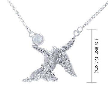 Angel of Passion Silver Necklace TN290 - Jewelry